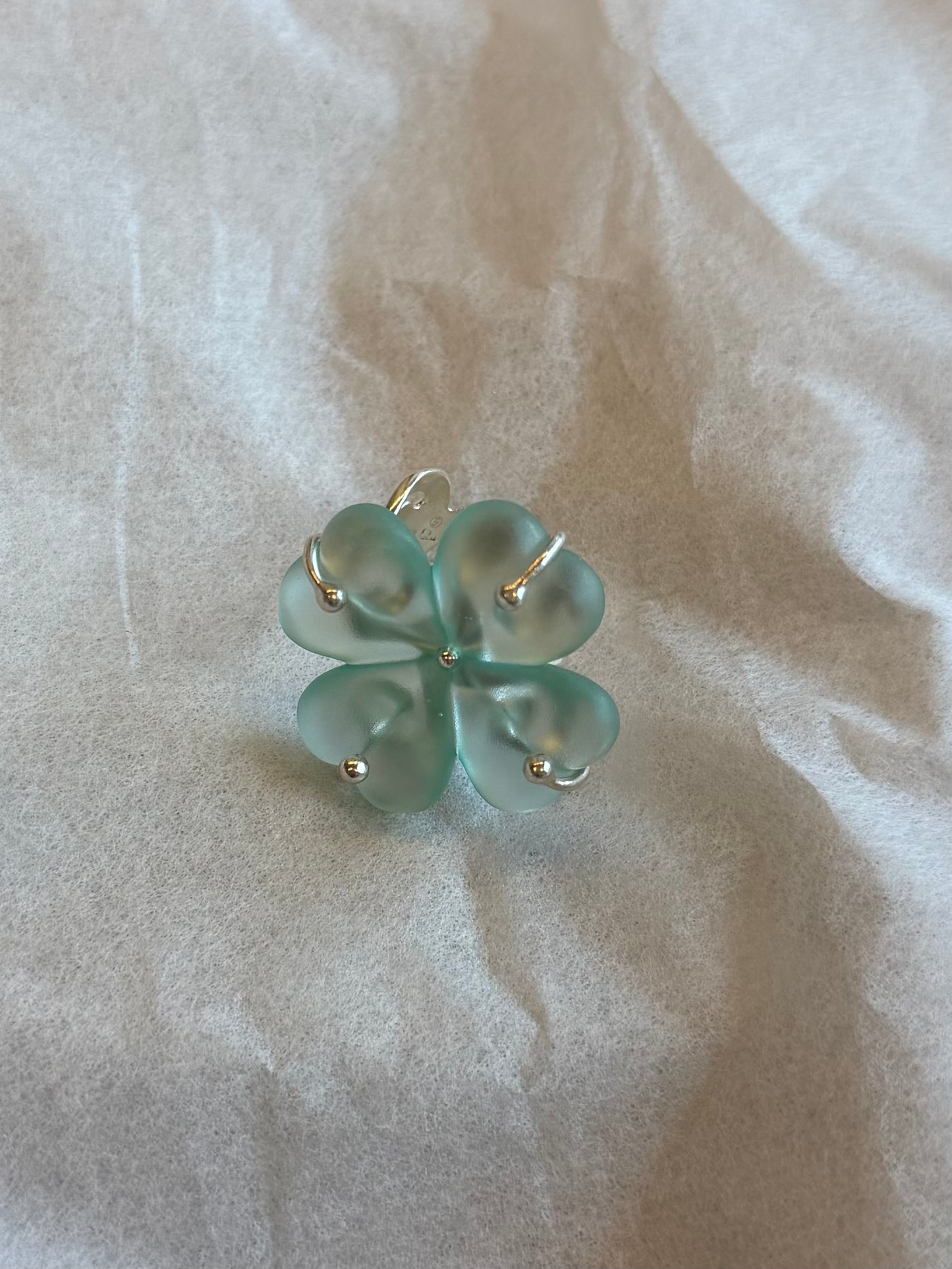 Clover Spiral Ring