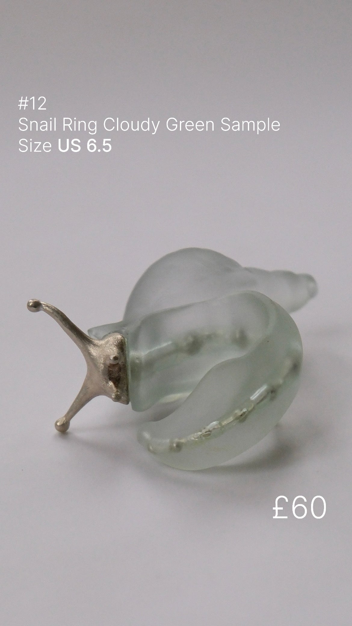 Snail Ring Sample Sale/ Flawed Pieces Sale