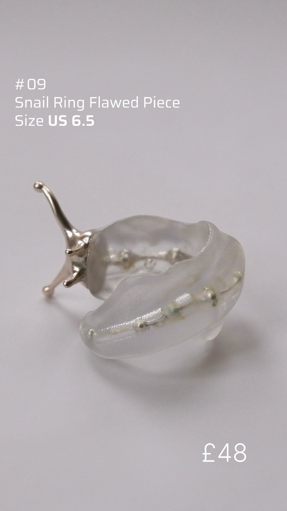 Snail Ring Sample Sale/ Flawed Pieces Sale