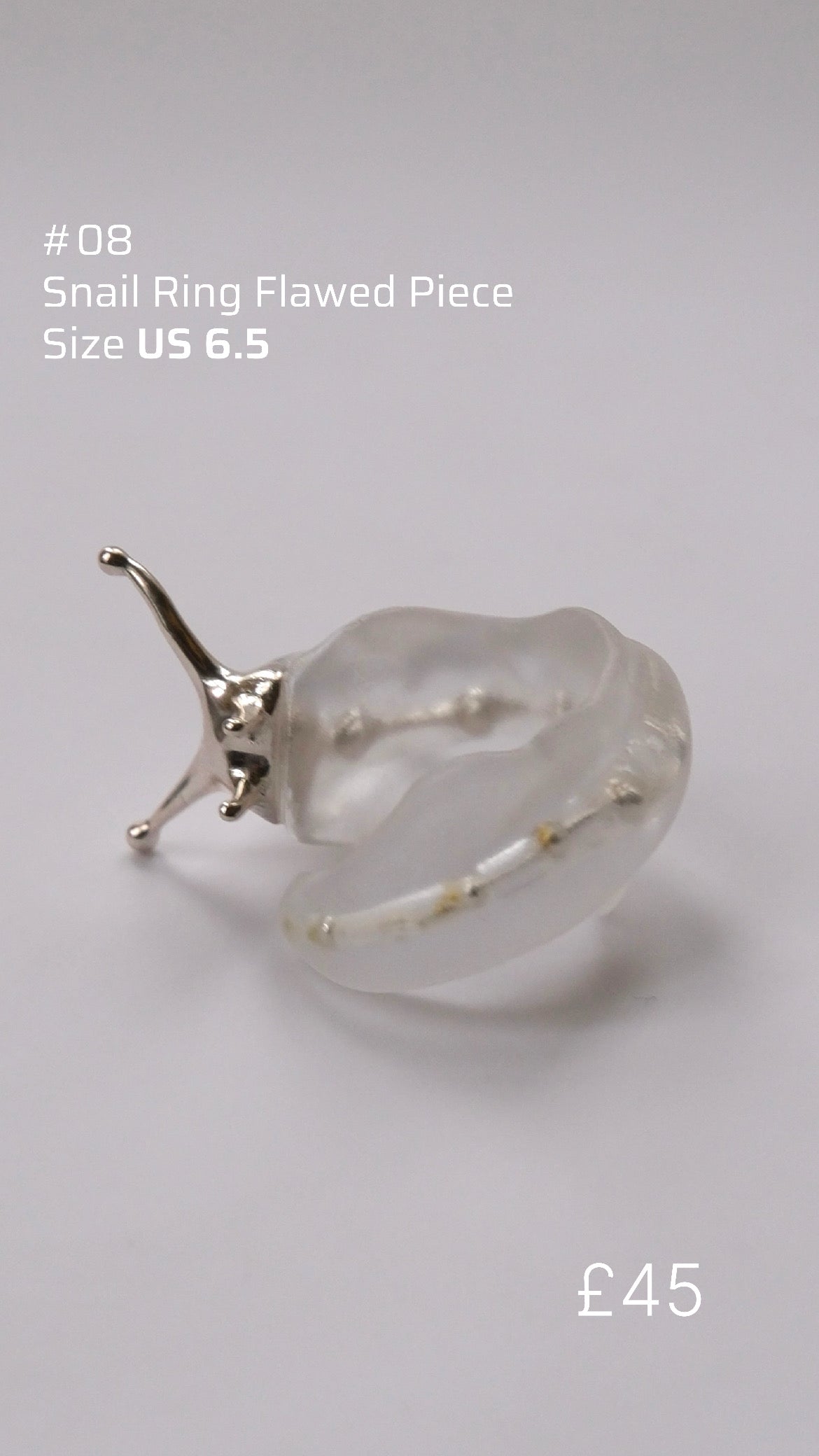 Snail Ring Sample Sale/ Flawed Pieces Sale