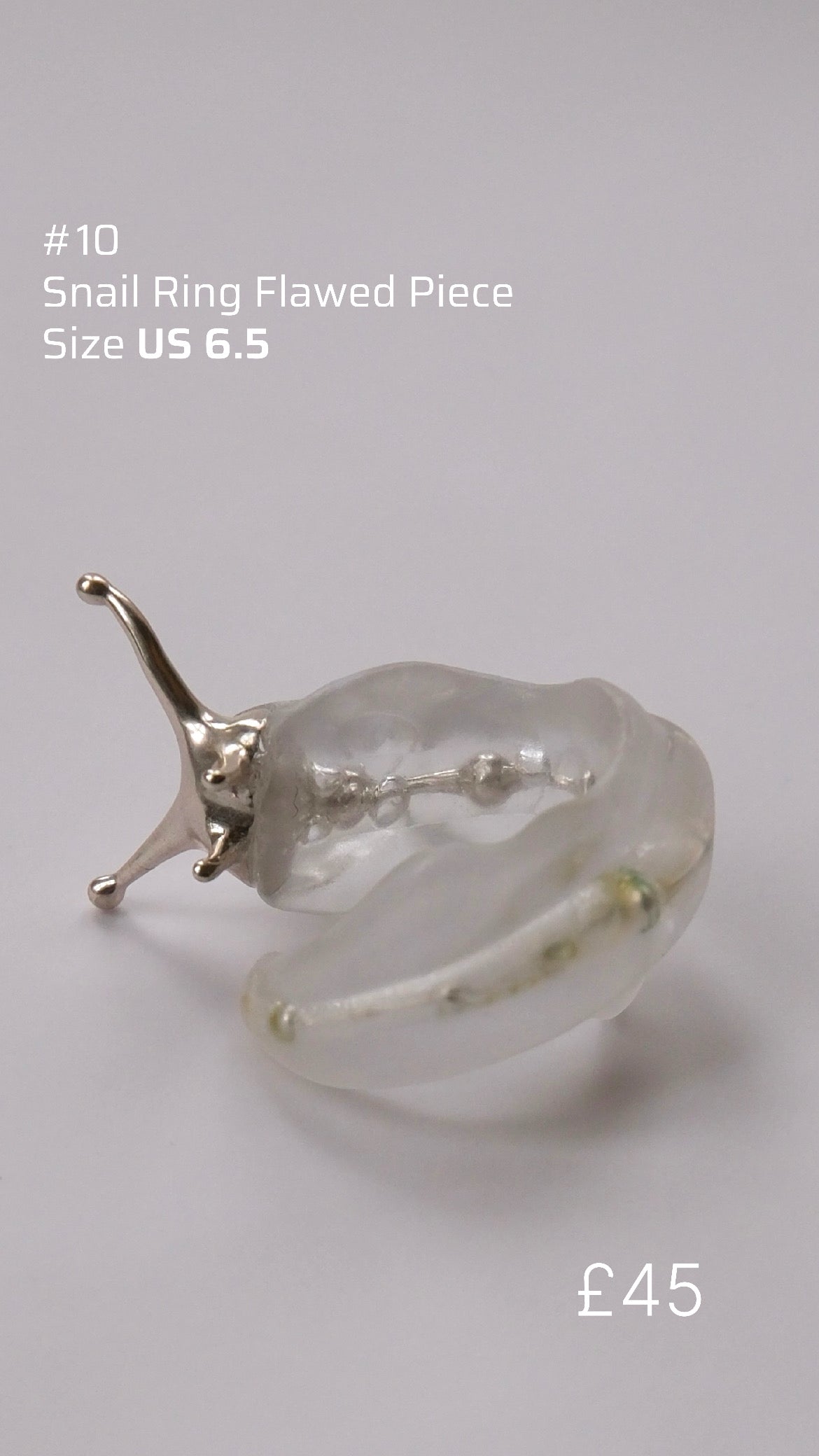 Snail Ring Sample Sale/ Flawed Pieces Sale