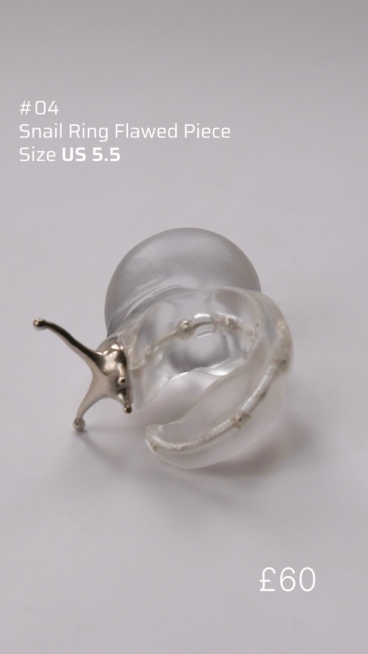 Snail Ring Sample Sale/ Flawed Pieces Sale