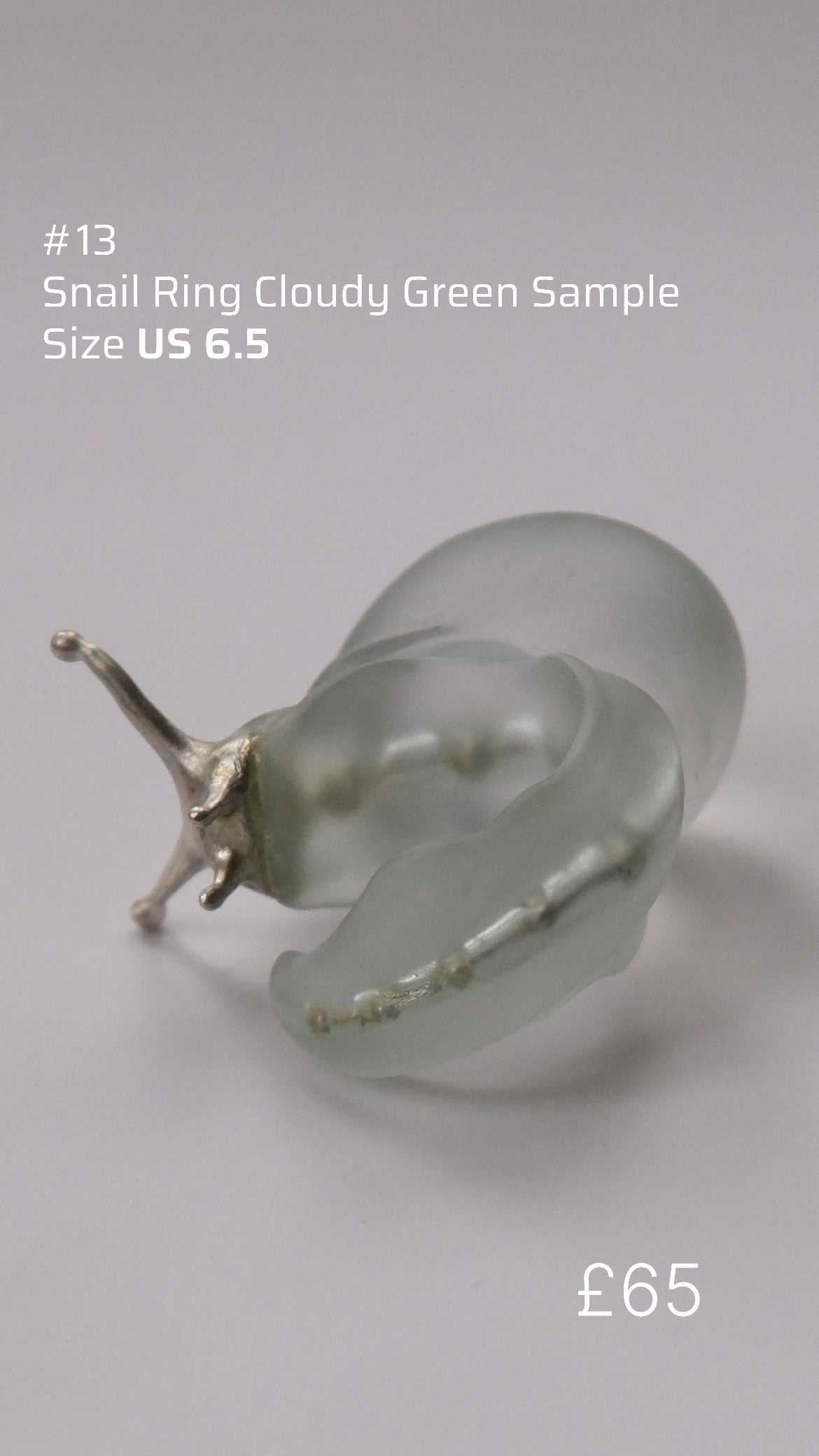 Snail Ring Sample Sale/ Flawed Pieces Sale