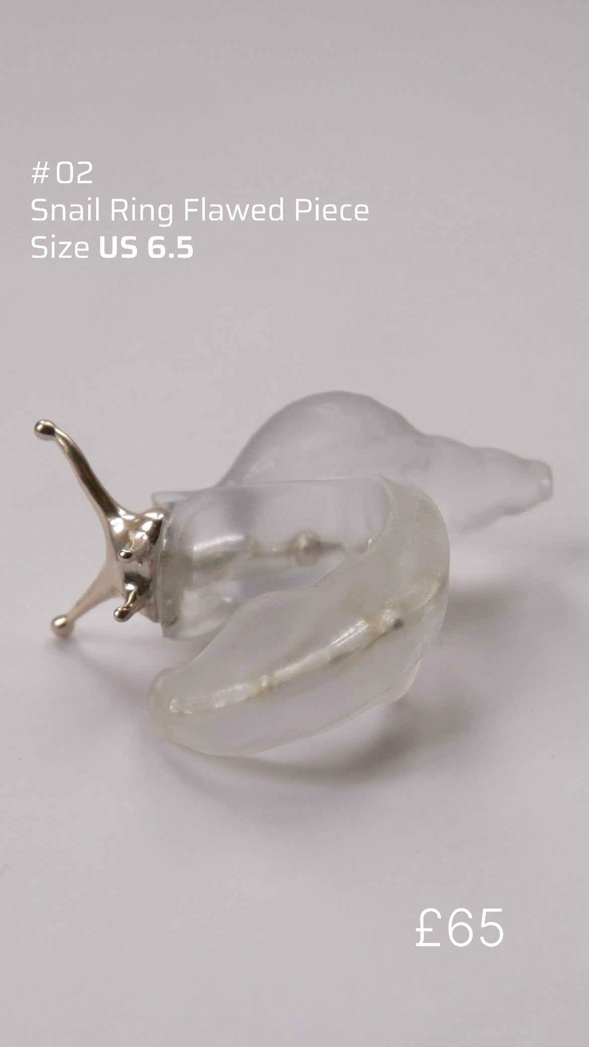 Snail Ring Sample Sale/ Flawed Pieces Sale