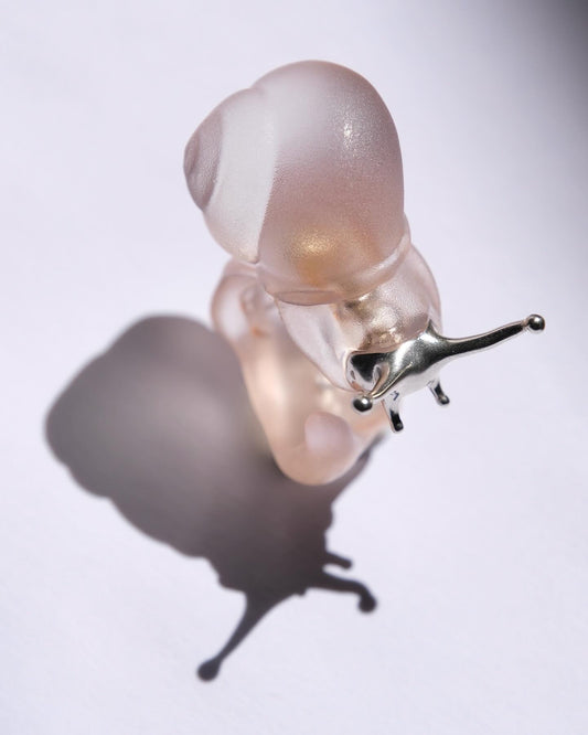 Silver spine snail ring * Soft Mist Special