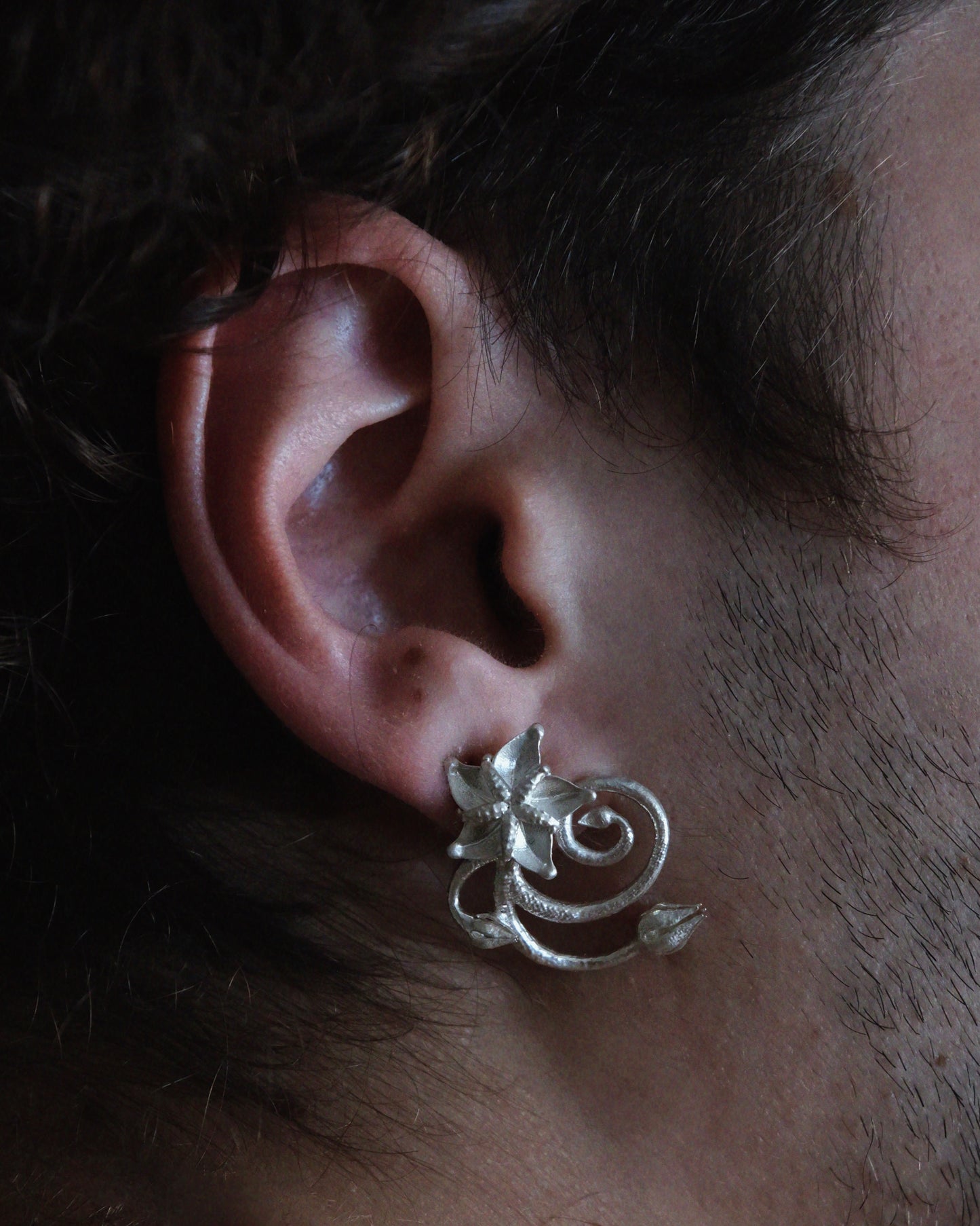 Borage Spiral Earrings